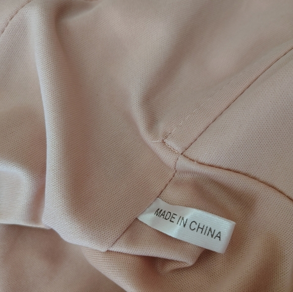 Faviana Pink Ruched Slit Maxi Gown Size 6 - Picture 13 of 13